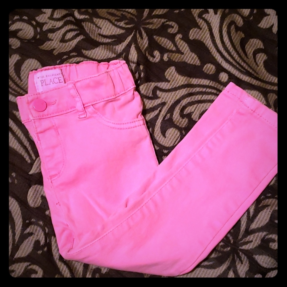 Toddler girls pink pants